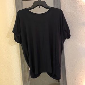 Express | size medium | black partially open back tshirt